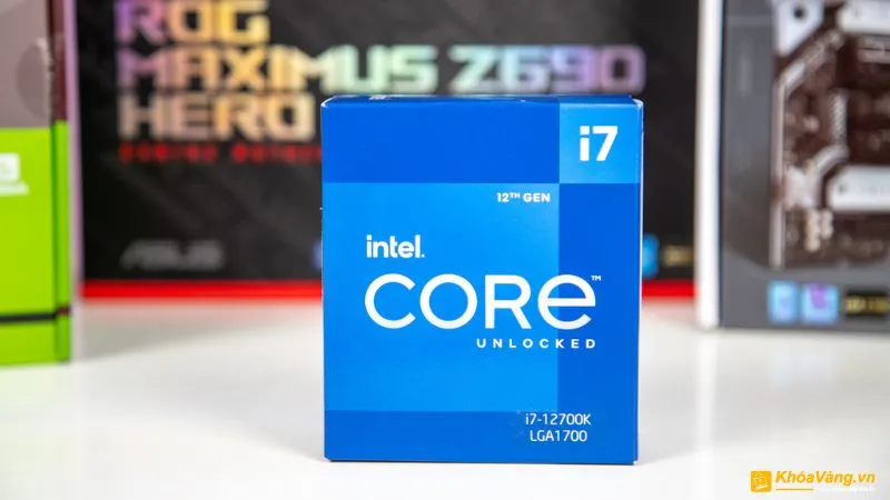 CPU Intel Core i7-12700K giúp tăng tốc độ truyền dữ liệu nhanh hơn
