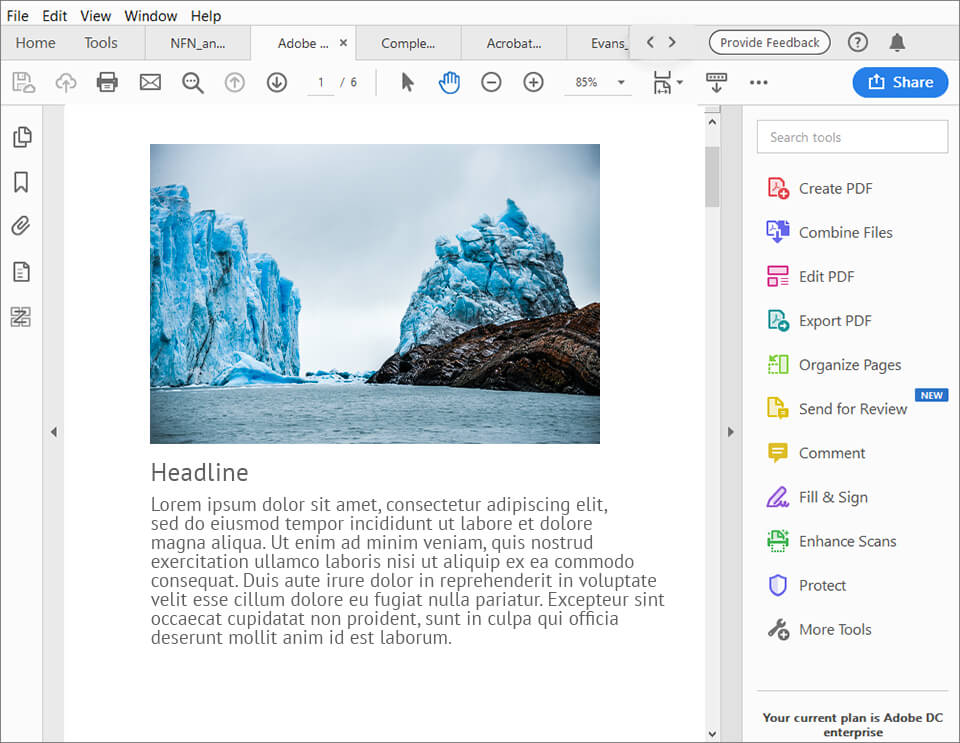 Khởi động lại máy tính và cài đặt Adobe Acrobat mới nhất để mở file PDF