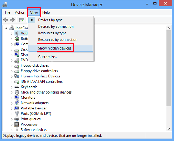  Show Hidden Devices