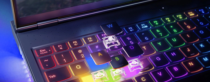Laptop gaming lenovo sở hữu bộ phím đỉnh cao, chính xác từng nhịp